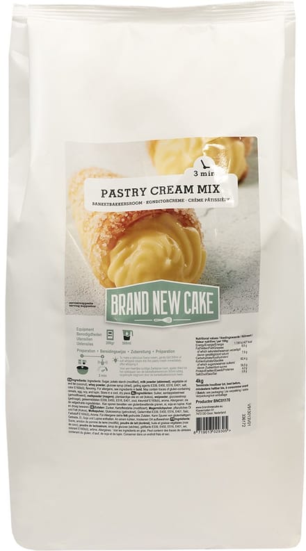 BrandNewCake® Banketbakkersroom-mix 4kg - Bakmix