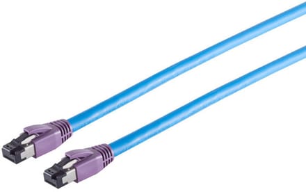 Premium S/FTP CAT8.1 40 Gigabit netwerkkabel / blauw - LSZH - 20 meter