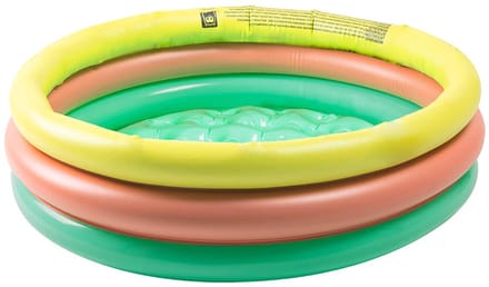 Eurekakids Opblaasbaar Zwembad Voor Kinderen Met 3 Ringen-hallo Zomer Geel