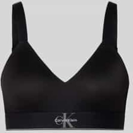 Slim fit bralette met logo-stitching