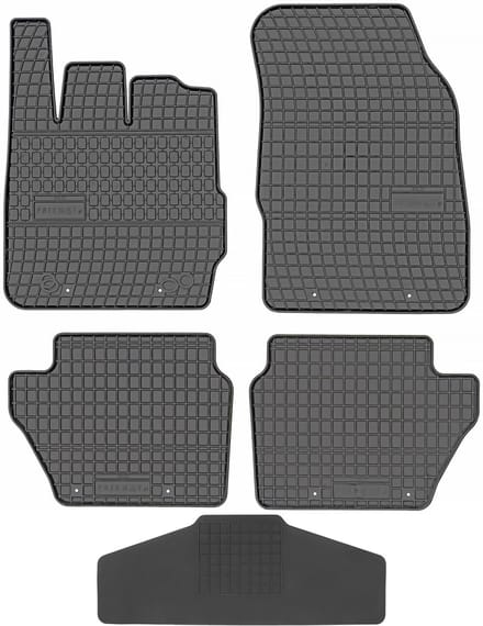 Max-Dywanik Prismat Serie - Rubber Automatten - Ford Fiesta VII - 2011-2017 - Zwart
