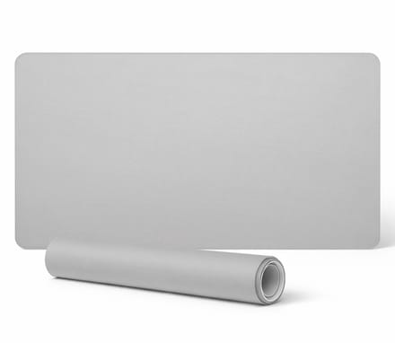 Moderne bureauonderlegger met originele print, grijs, 90x45 cm