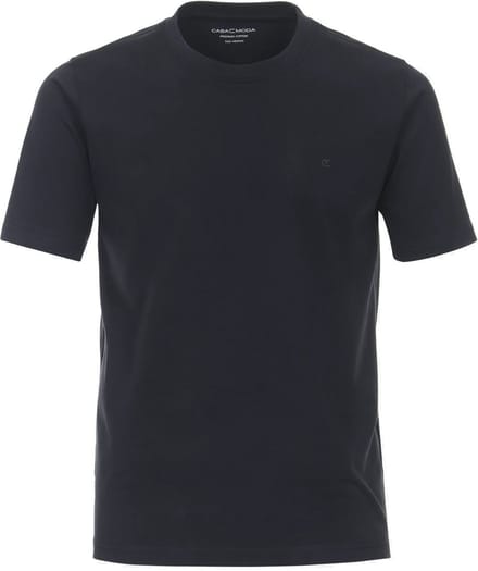 Casa Moda  T-shirt, O-neck, marine blauw