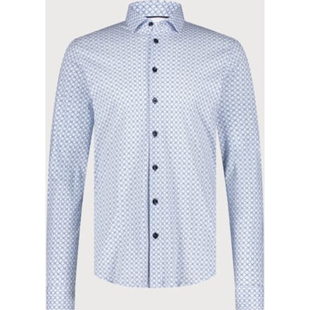 Blue Industry Het geometrische print overhemd |