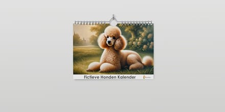 Fictieve Honden verjaardagskalender - 35x24cm