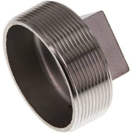 Plug R2 1/2'' RVS met Extern Vierkant 16bar (224.8psi)