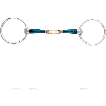 2-rings bit voor paarden met dubbele pauze Kavalkade Bradoon Ergonomic
