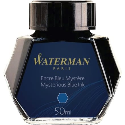 Waterman Fountain Pen Ink | Mysterious Blue | 50ml Bottle