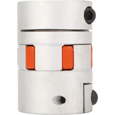 Accouplement d'arbre Plum Servomoteur Vis à billes Alliage d'aluminium Accouplement flexible Diamètre intérieur 24 mm white