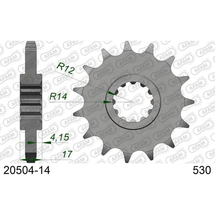 Tandwiel Afam 530 14 dents