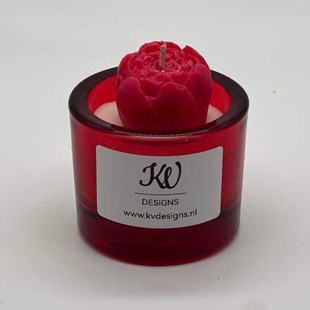 Kaars in glazen pot - 451