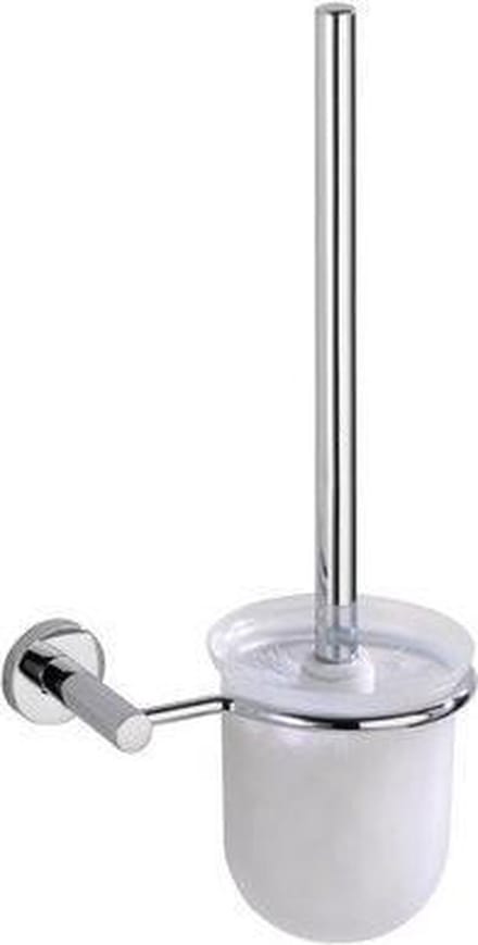 Wenko Powerlock Toiletborstelhouder 38x10.5x16.5cm chroom Chroom
