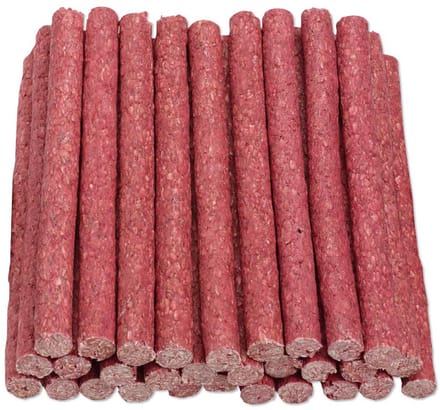 Crunchy Munchy Sticks groot 26 Cm lang 2 cm dik 20 stuks Rood