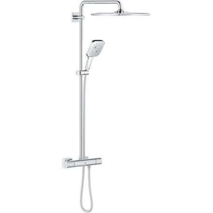 Grohe Rainshower SmartActive Cube 310 shower system with thermostatic mixer, incl. EcoJoy 26652000