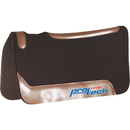 Western zadelpad voor paard met lange neopreen en vilt patch Pro-Tech