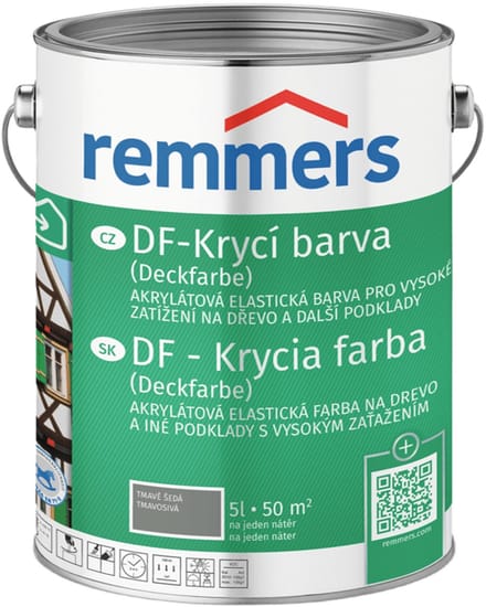 Remmers - DF Dekverf 5 l, basaltgrijs