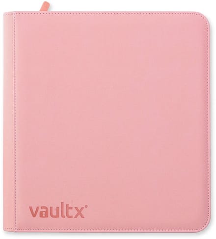 Vault X 12-Pocket Exo-Tec® Zip Binder - Verzamelmap - 480 Kaarten/Roze