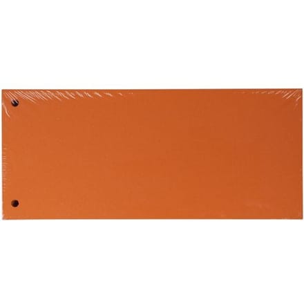 Pergamy verdeelstroken, pak van 100 stuks, oranje 30 stuks