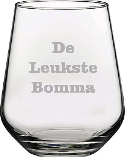 Drinkglas gegraveerd - 42,5cl - De Leukste Bomma