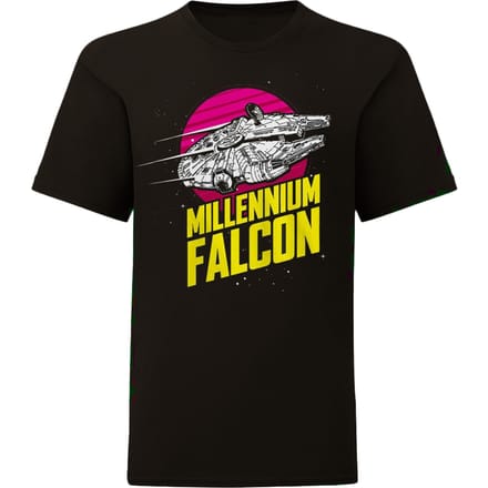 Star Wars Kinderen/Kinderen Millennium Falcon T-shirt (Zwart)