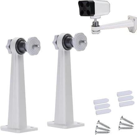 Camera Beugel - Muursteun - Beveiliging Monteren - Volledig Aluminium - 2-pack - Wit