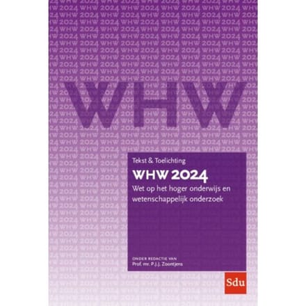 Whw 2024 Tekst & Toelichting - Tekst & Toelichting