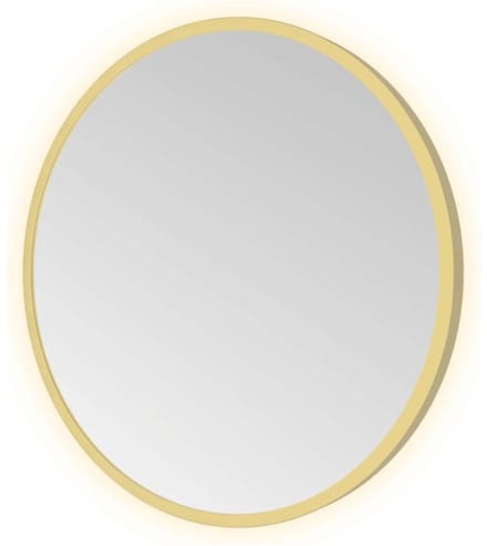 Hotbath &More Mirrors Round LED Badkamerspiegel - Rond - 40 cm - Geborsteld Messing Pvd