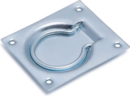 Dulimex luikring verzinkt - 75x90mm