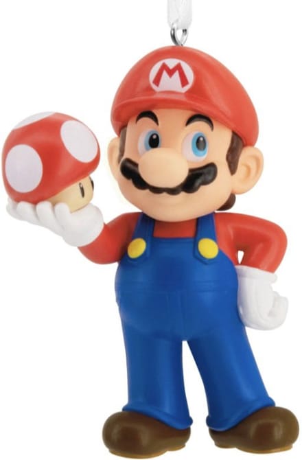 Hallmark - Ornament l93 fc mario with mushroom