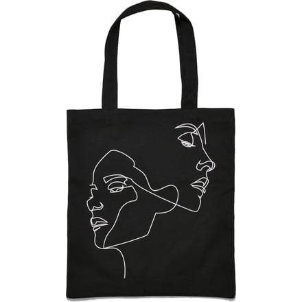 Mister Tee - One Line Canvas Tote bag - Zwart