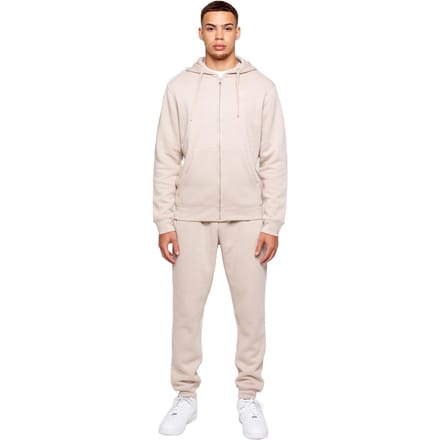 Kruze Heren Zip Hoodie Tracksuit Set