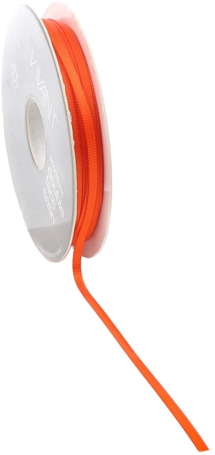 Oranje Satijnlint – 25 mm × 25 m – double face satijn