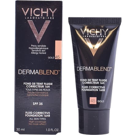 Vichy Dermablend Corrigerende Foundation nr45 30ml voor een vette en onzuivere huid
