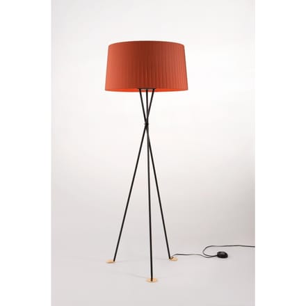 Santa & Cole Trípode G5 Staande lamp - red amber