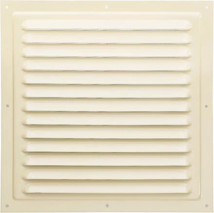 Metalen Ventilatierooster 25 x 25 cm - Beige