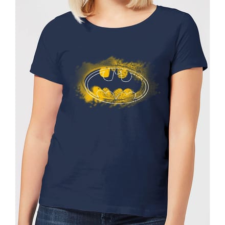 DC Comics Batman Spray Logo Dames T-shirt - Navy - L