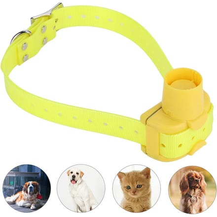 Hondentrainingshalsband Ingebouwde Piepende Geluid Hond Pieper Sport Training Jacht Halsband yellow