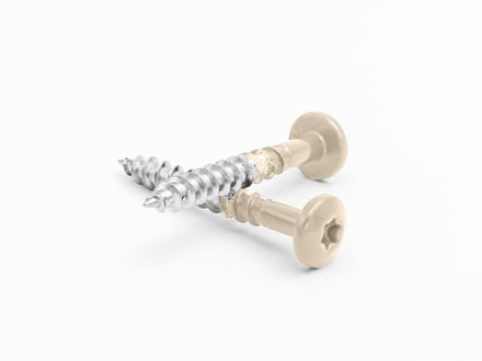 Wovar Rockpanel schroeven Crème Ral 9001 RVS A4 4.5 x 35 mm Torx 20 | Doos 200 stuks