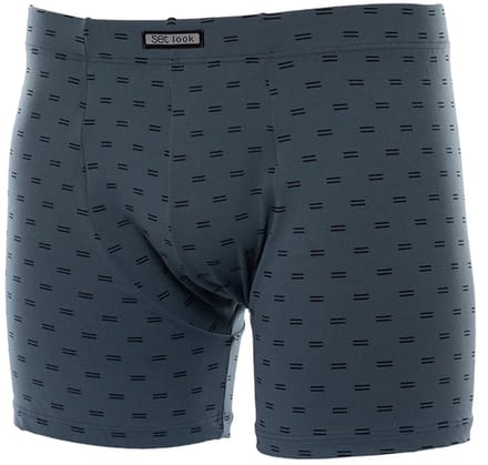 Set heren boxershort microvezel - maat L - Metal - petrol