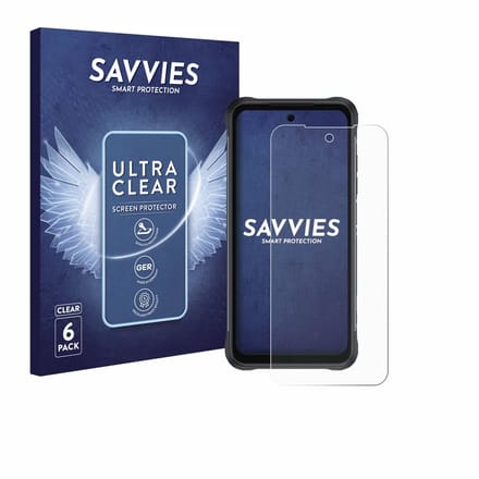 Savvies - Screenprotector voor Umidigi Bison 2 Pro - Folie Beschermfolie transparant 6 Stuks