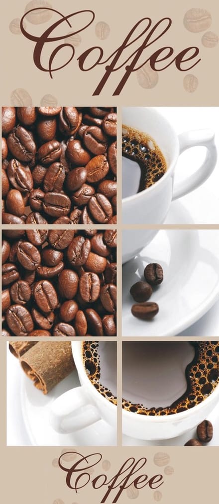 Coffee Cafe Photo Wallcovering