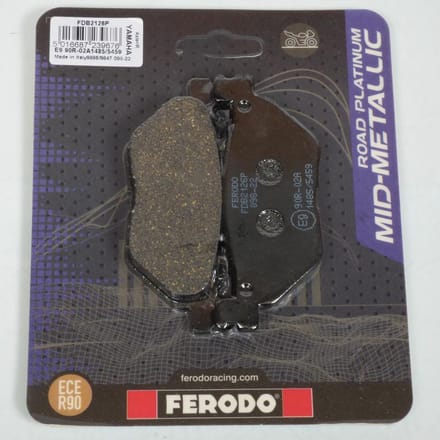 Plaquette de frein Ferodo pour Scooter Yamaha 530 Xp T-Max Abs 2012 à 2016 AR Neuf