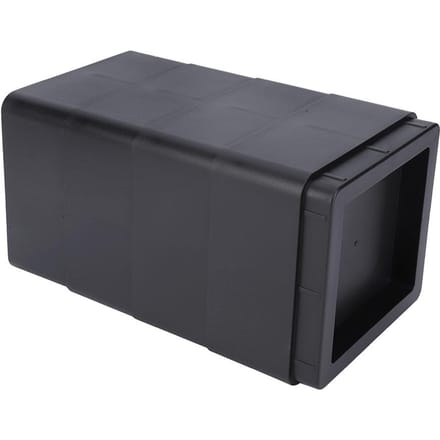 4 stuks Rechthoek Sofa Hoogte Verhoger Zwart Mat PP Plastic Meubelaccessoires 2in