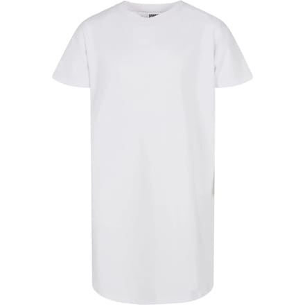Urban Classics - Organic Oversized Tee Kinder Korte jurk - Kids 134/140 - Wit