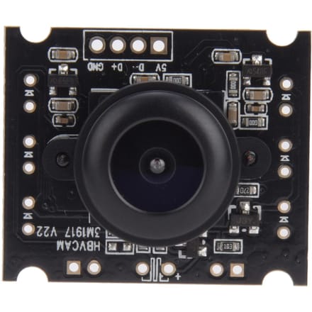 USB-cameramodule met OV3660-chip, USB 2.0-uitgang, 2048 x 1536, 15 fps, 110 graden, ondersteuning voor Mobile OTG. black