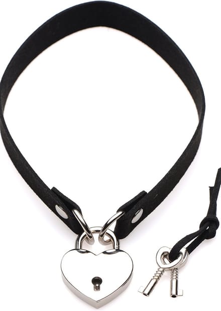 Lock-It Heart Choker Met Afsluitbaar Hartje