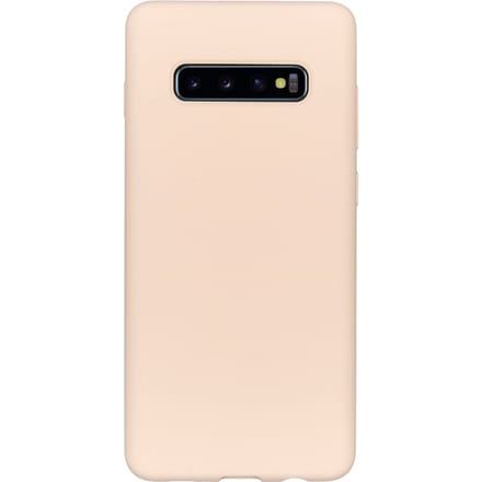 Samsung Galaxy S10 Plus Siliconen Back Cover - Pink Sand