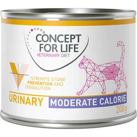 Concept for Life Veterinary Diet Urinary Moderate Calorie Kip - 6 x 200 g