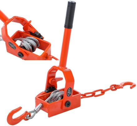 Sterke Ratel Spanband met Staalkabel 1 Ton - 1,5 Meter