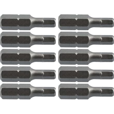 Labor schroefbit HEX5,0x25mm* (10 Stuks)